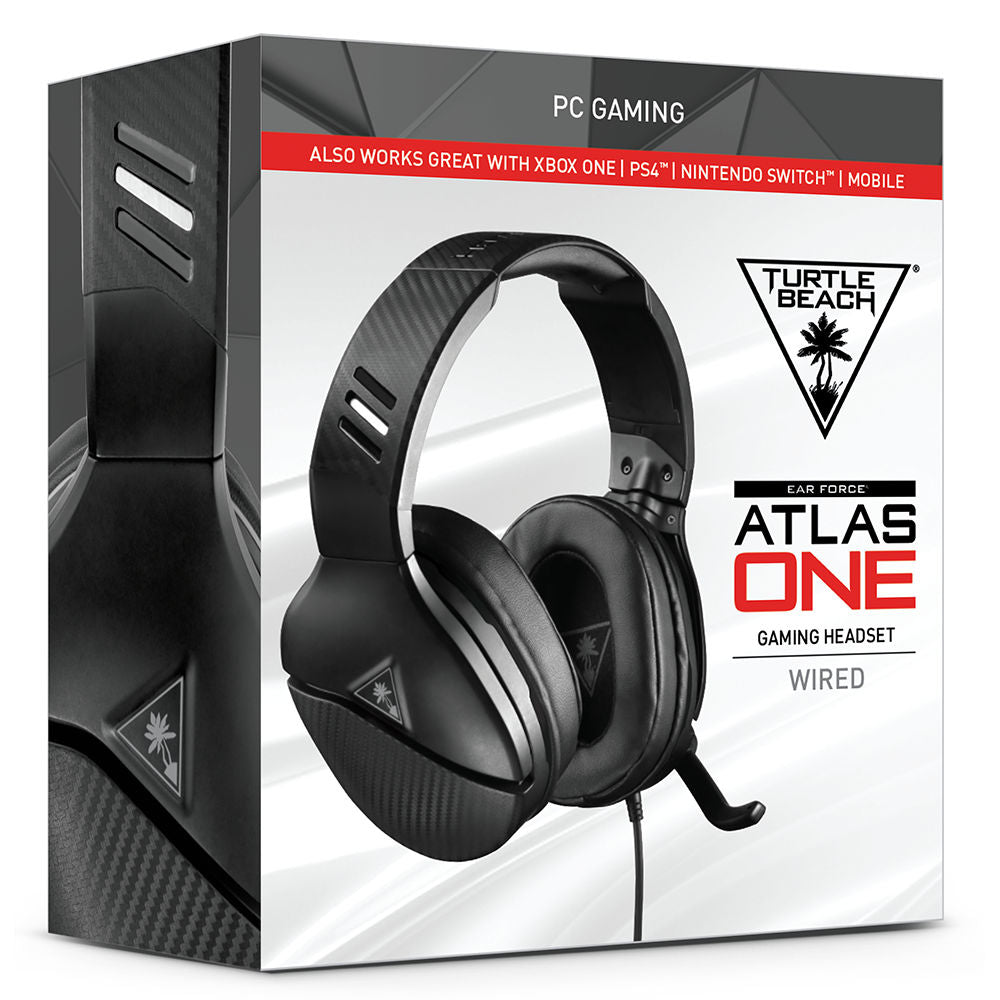 Turtle Beach Ear Force Atlas One Wired Gaming Headset for PC, PS4, Xbox One & Nintendo Switch - Immersive Sound for Competitive Gaming & Streaming