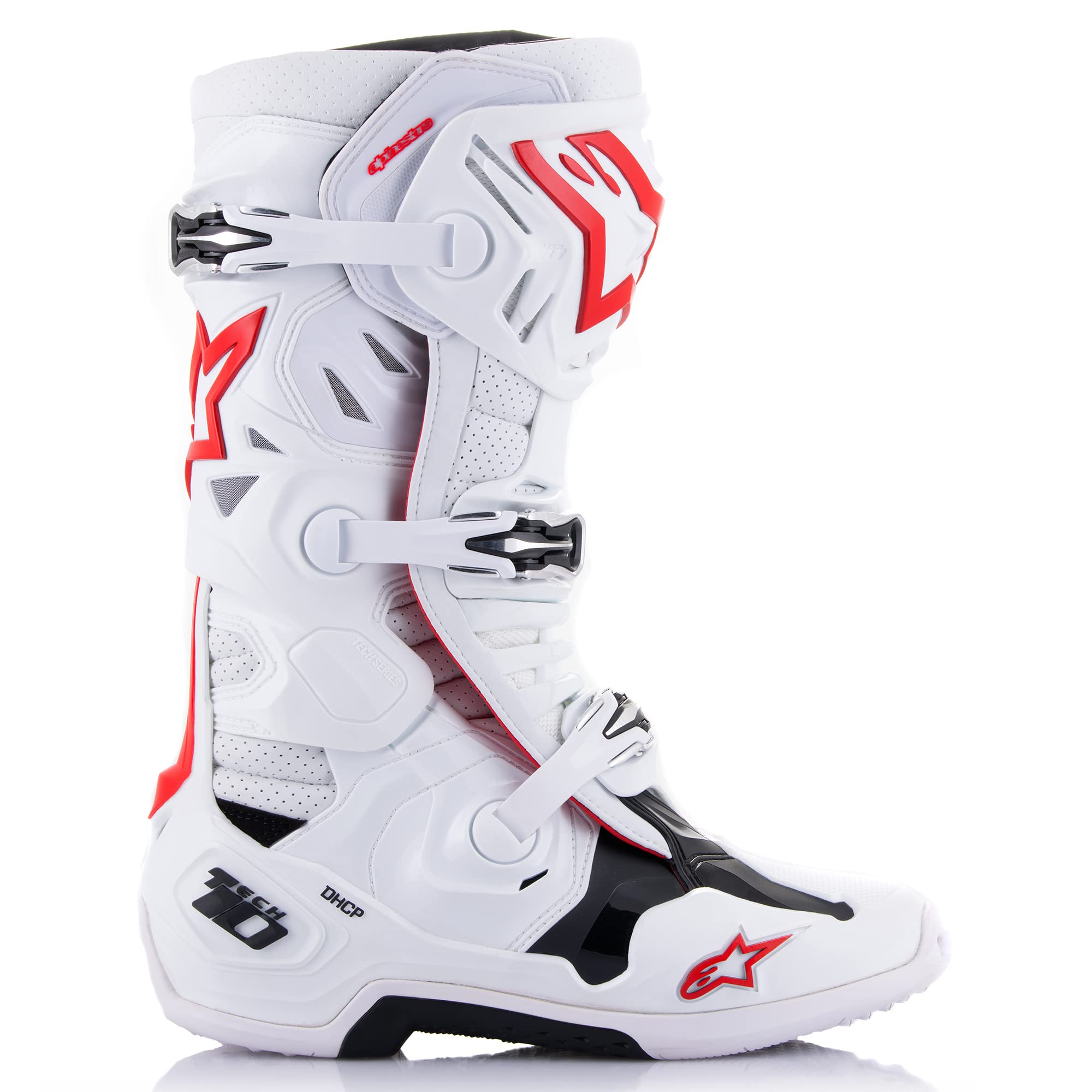 Alpinestars Tech 10 Supervented Motocross Boots for Men - Durable Off-Road Racing Footwear for MX, Enduro & Trail Riding