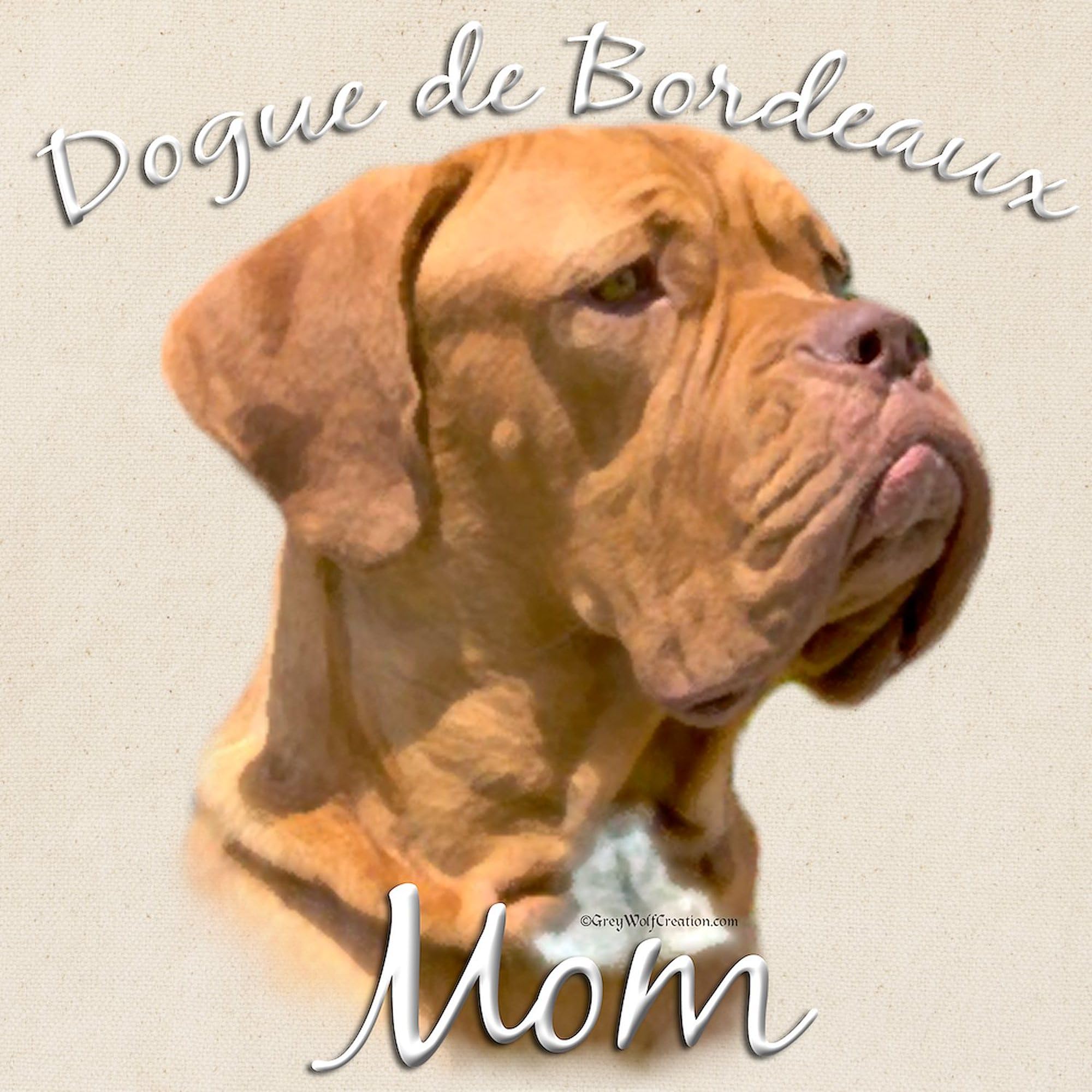 Dogue Mom2 Tote Bag - Natural Canvas Reusable Shopping Bag for Women | Eco-Friendly Grocery Tote, Beach Bag & Work Tote - Perfect for Shopping, Travel & Daily Use