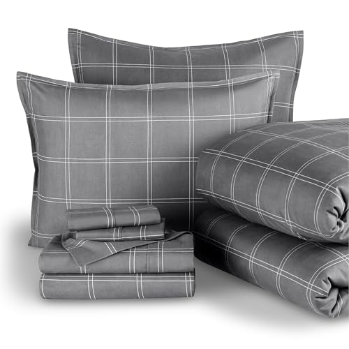 41 - Modern Plaid - Grey/White