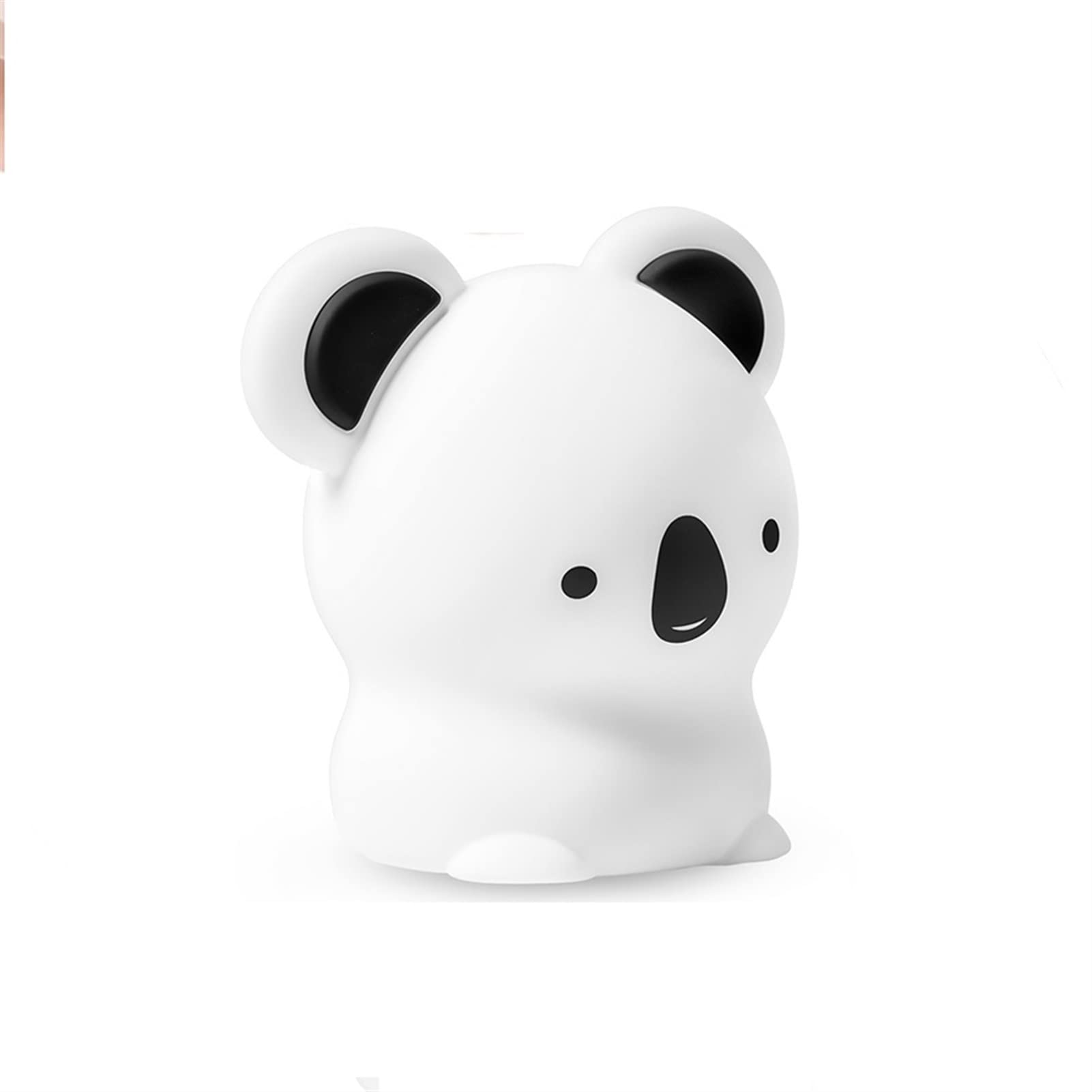 Colorful LED Night Light with Koala Silicone Touch Sensor - Remote RGB Dimming Bedside Lamp for Kids & Baby Nursery - Perfect for Bedtime, Reading, and Relaxation