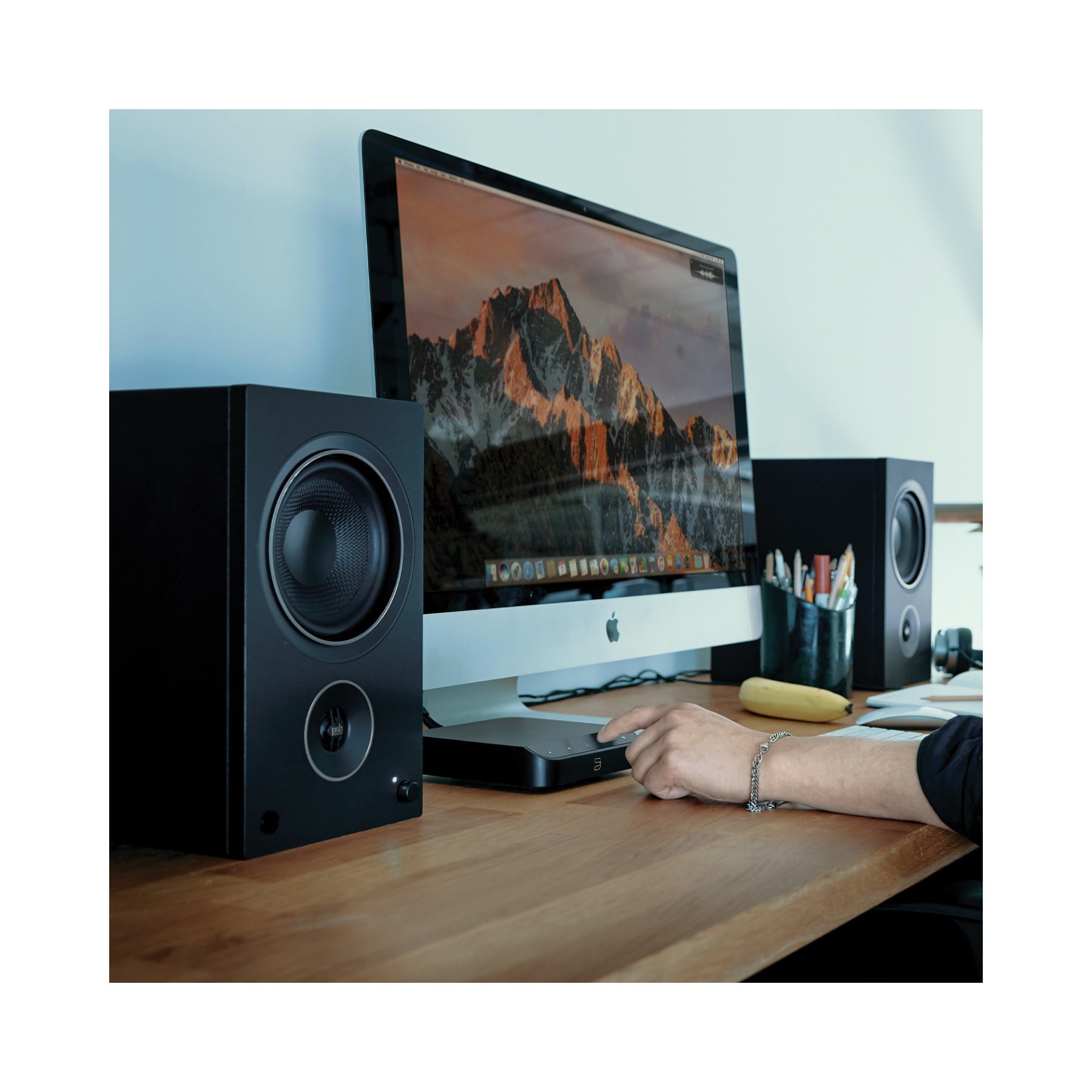 Bluesound NODE NANO Hi-Fi Wireless Music Streamer - Black | High-Resolution Audio Streaming for Home Theater & Multi-Room Systems | Perfect for Audiophiles & Music Enthusiasts