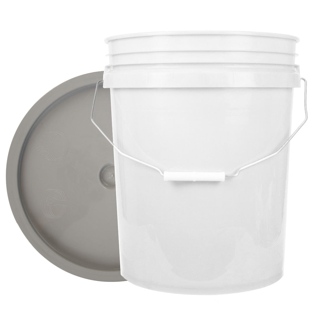 Premium Round Bucket Set for Home & Garden - Durable Plastic Storage Pails for Cleaning, Organizing, and DIY Projects - Ideal for Household, Office, and Outdoor Use