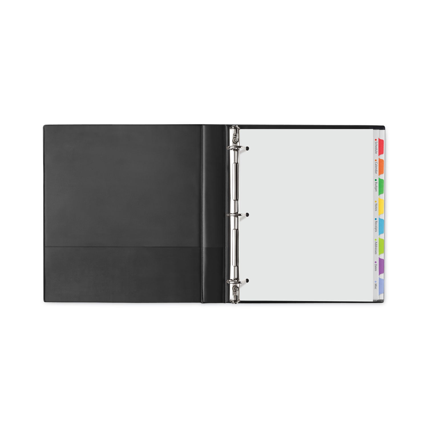 Avery® Clear Easy View Plastic Dividers with Multicolored Tabs & Sheet Protector - 8 Tab, 11