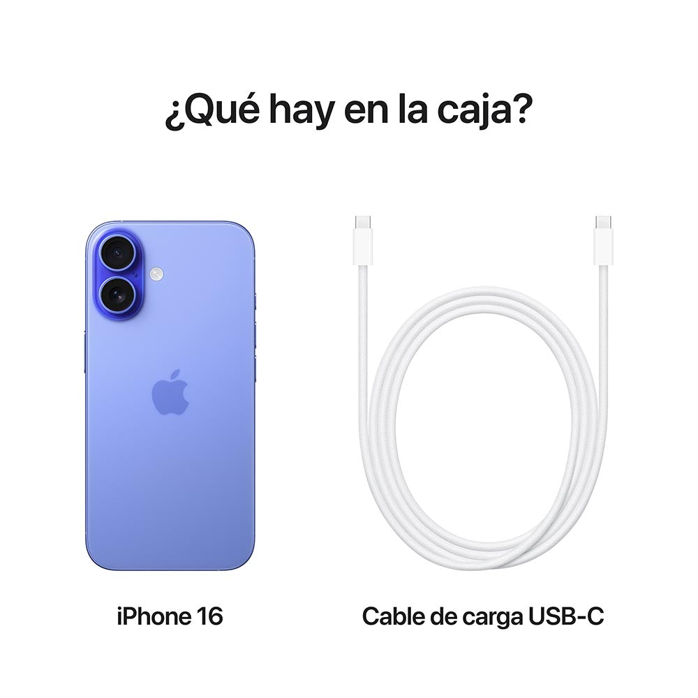 iPhone 16 256GB Smartphone - Ultramarine Blue | Latest Apple iOS Phone with Advanced Camera & Long Battery Life | Perfect for Business, Travel & Social Media