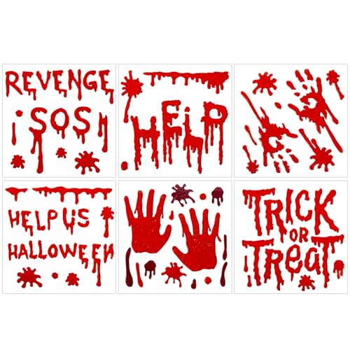 Halloween Red Handprint