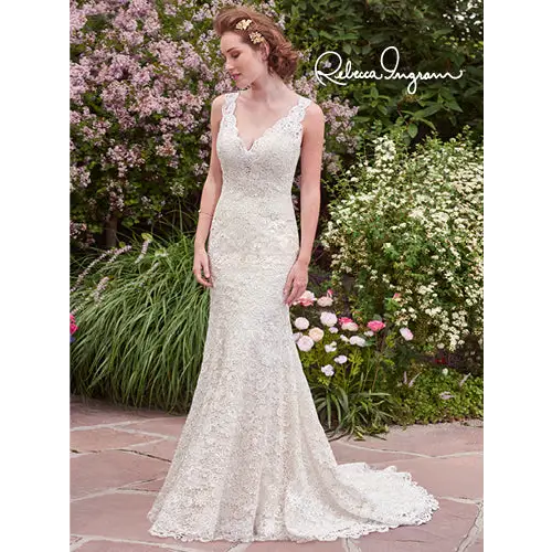 Rebecca Ingram Hope Wedding Dress Sample Sale - Designer Bridal Gowns for Brides on a Budget | Perfect for Beach Weddings, Church Ceremonies & Vow Renewals