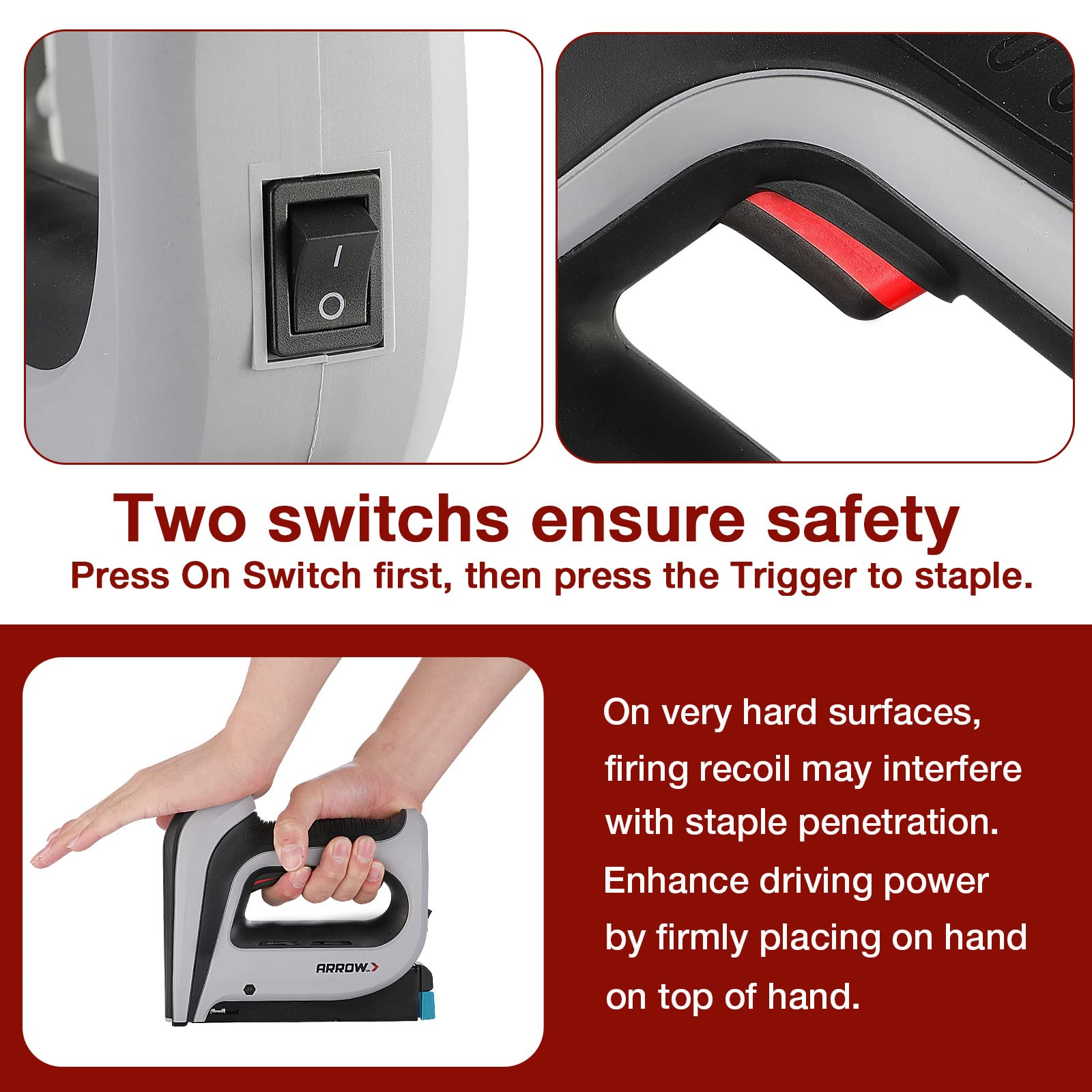 Arrow T50DCD Cordless Staple Gun Kit with 1000 T50 Stainless Steel Staples - Heavy Duty Electric Staple Gun for Upholstery, Carpentry, DIY Home Projects & Crafts