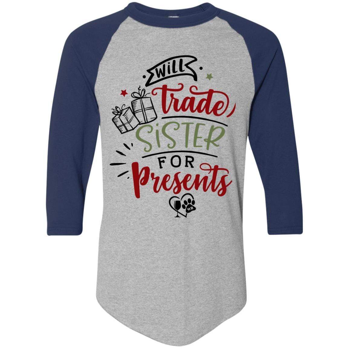 WineyBitches.Co Colorblock Raglan Jersey - Trendy Women's Baseball Tee for Casual Wear, Street Style & Night Out