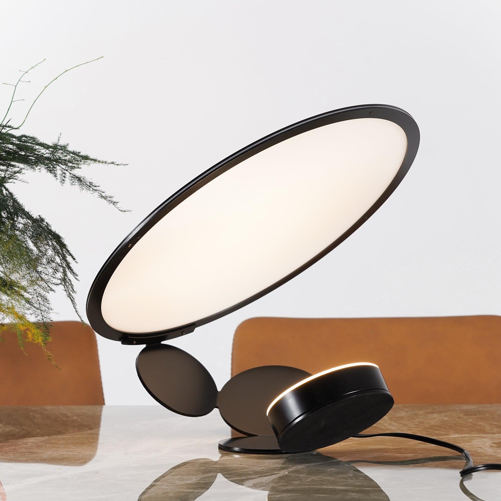 Modern LED Desk Lamp with Adjustable Brightness - Perfect for Reading, Studying, and Office Work
