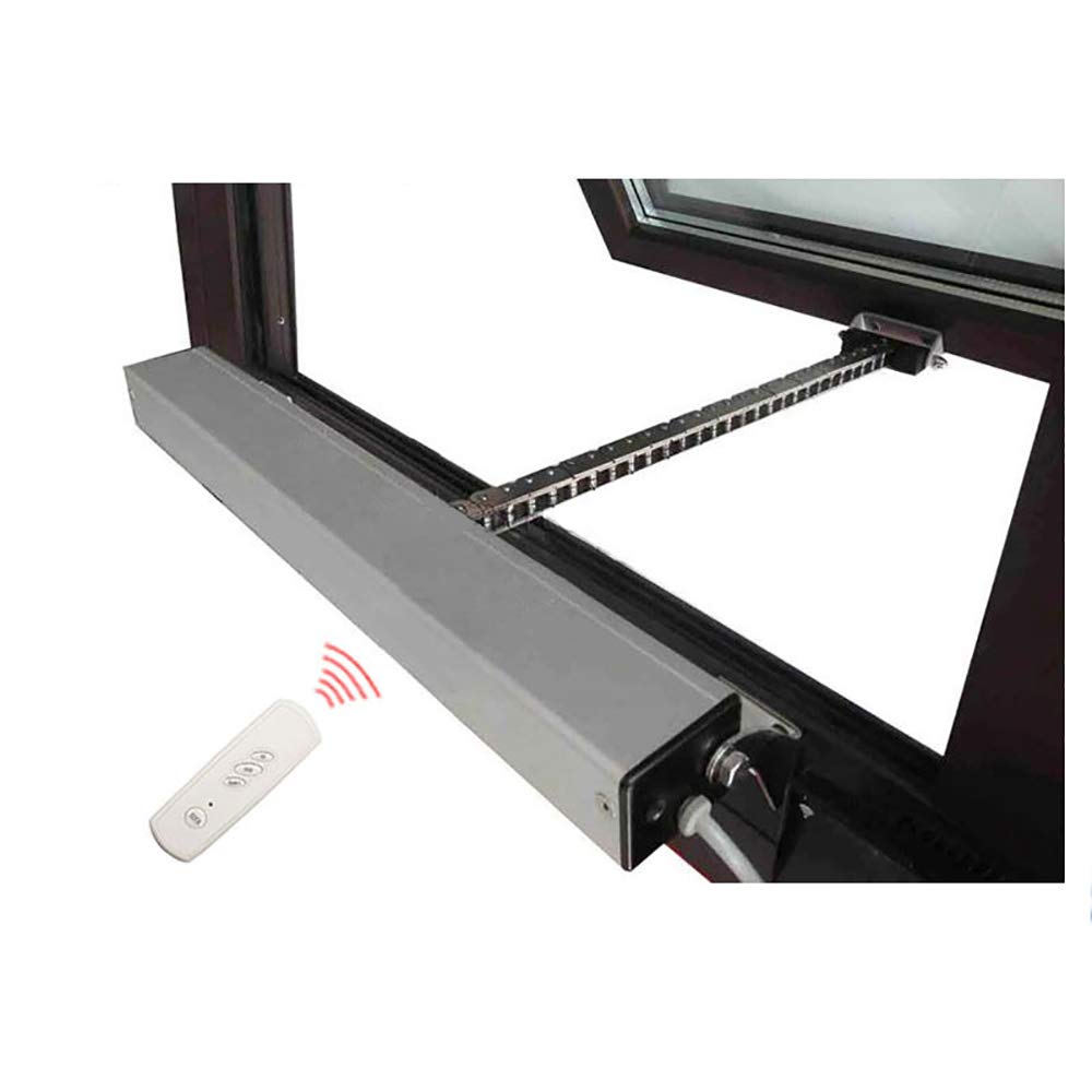 Olideauto SD500 24V DC Electric Window Opener with Switch - 19.7 Inch Travel Distance for Greenhouses, Sheds & Home Ventilation