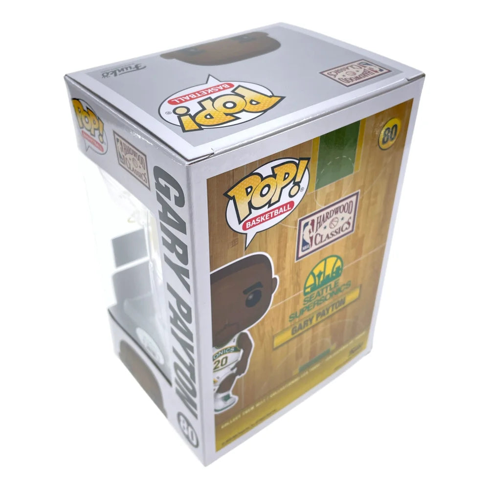 Gary Payton Autographed Funko Pop Vinyl Figure - Seattle SuperSonics #80 with JSA COA - Signed Memorabilia for NBA Fans & Collectors | Perfect for Display, Gifts, and Sports Memorabilia Collections