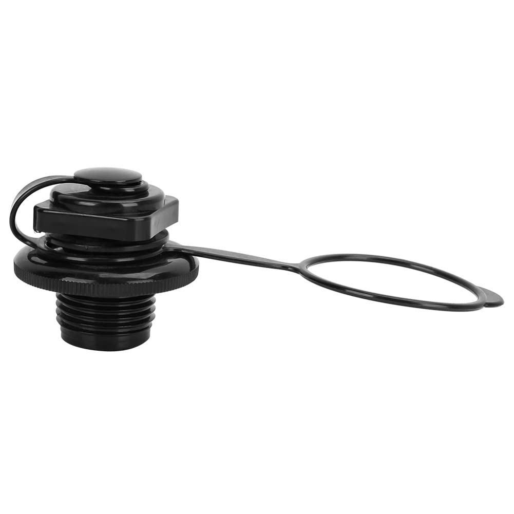 Shanrya 23.9mm Black Inflatable Boat Air Valve Replacement - Leak Proof Marine Grade Valve for Fishing Boats, Kayaks & Water Sports Accessories | Perfect for DIY Boat Repair & Outdoor Adventures