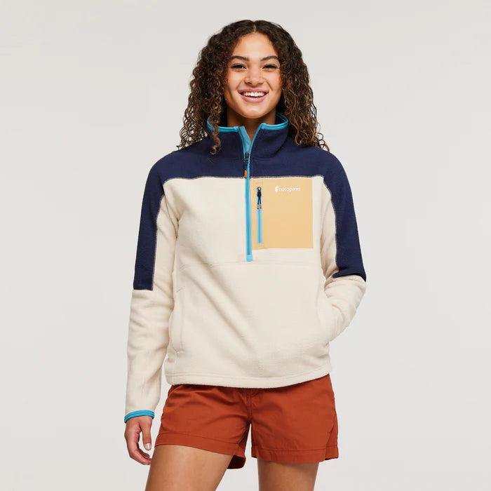Women's Abrazo Half Zip Fleece Jacket - Soft & Cozy Pullover for Outdoor Activities, Hiking & Casual Wear - Past Season Collection
