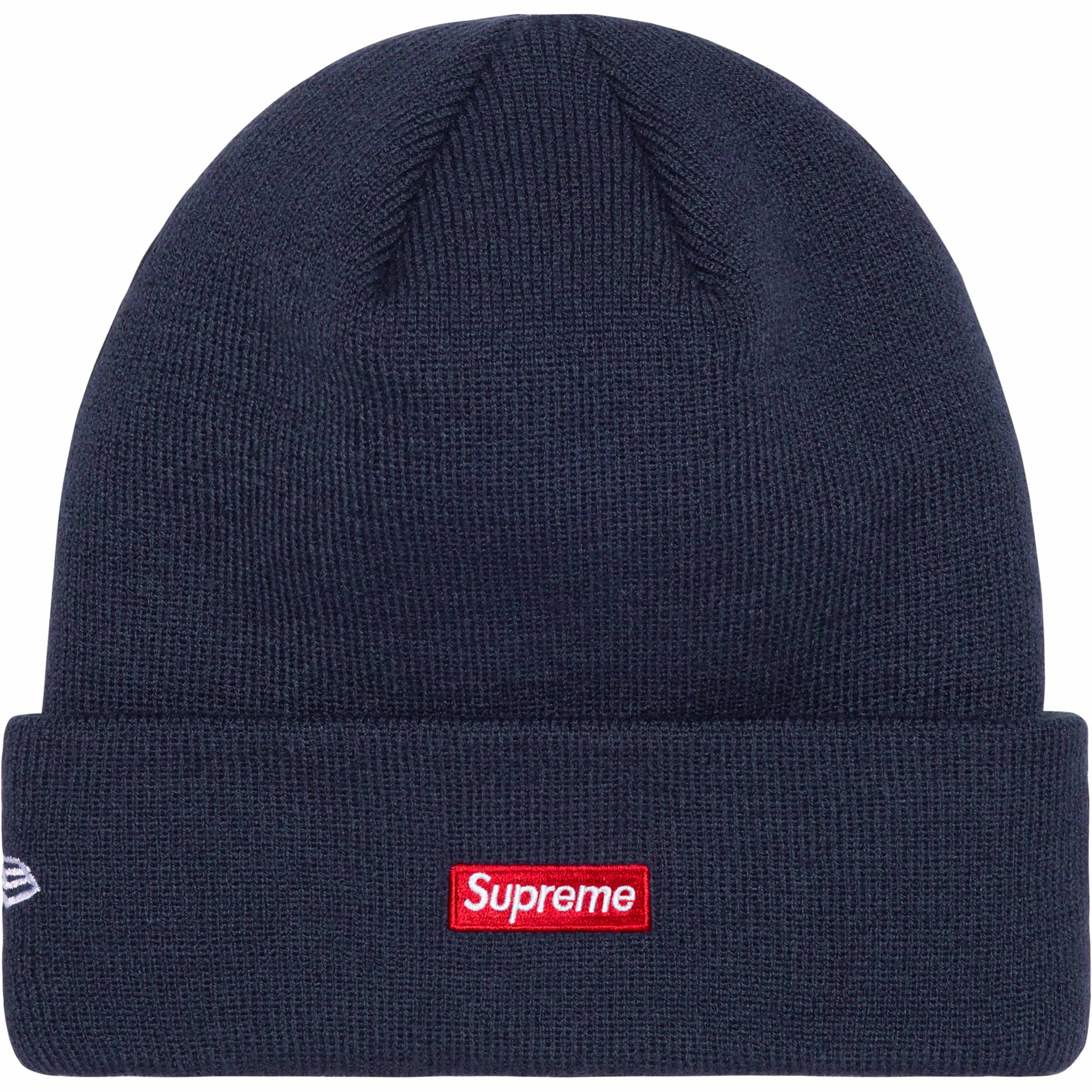 Supreme New Era® S Logo Beanie - Navy Blue Winter Hat for Men & Women - Perfect for Skiing, Snowboarding & Cold Weather Fashion