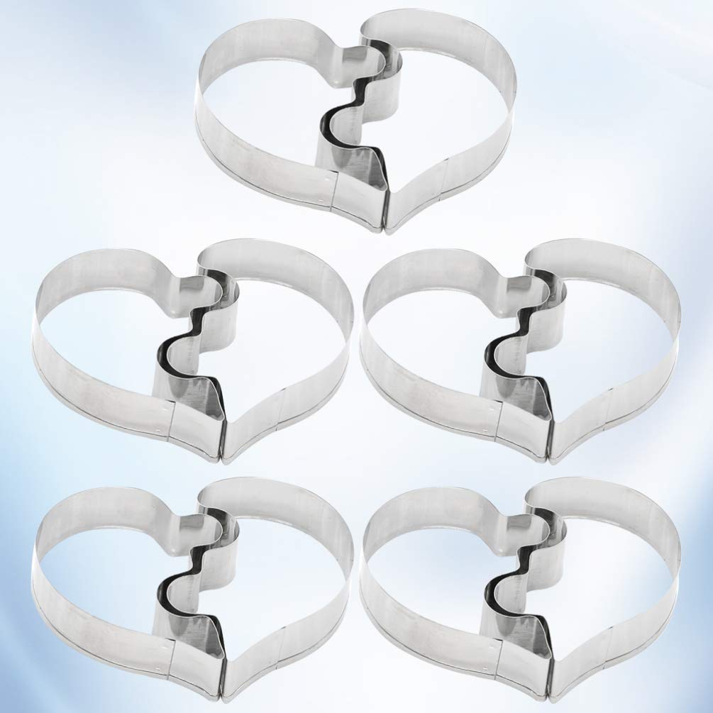 5pcs Stainless Steel Eiffel Tower Cake Molds - Baking Molds for Cakes, Fruits, Cookies | Perfect for Birthday Parties, Wedding Desserts & French Themed Events