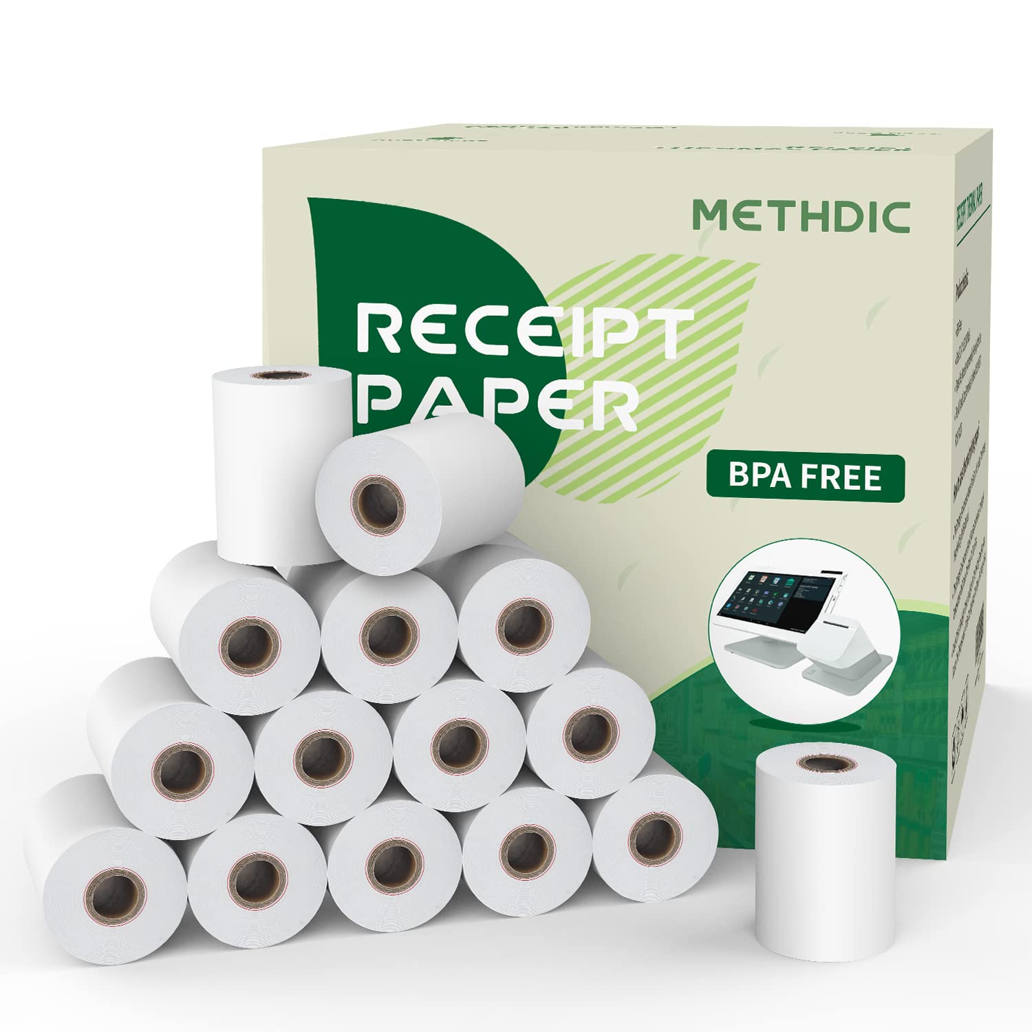 Methdic Thermal Receipt Paper 2 1/4