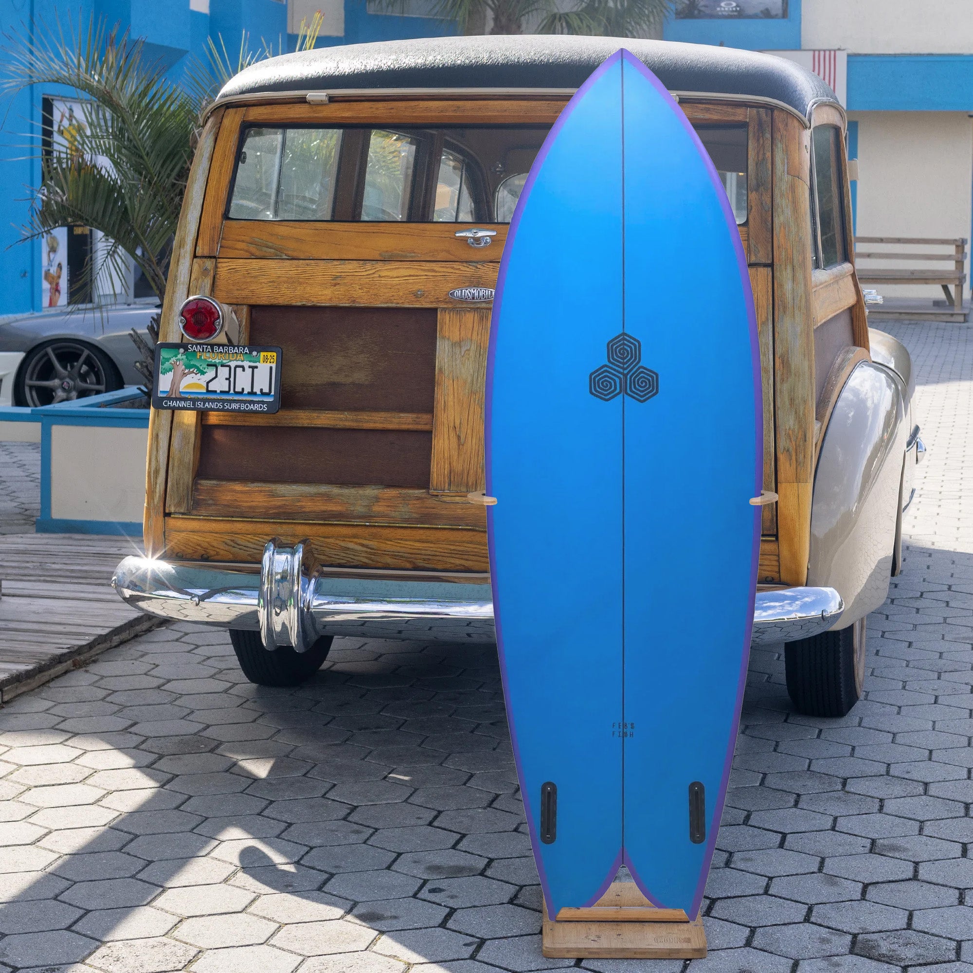 Channel Islands Feb's Fish 6'3 Surfboard with FCS II Fin System - Perfect for Small Waves and Everyday Surfing