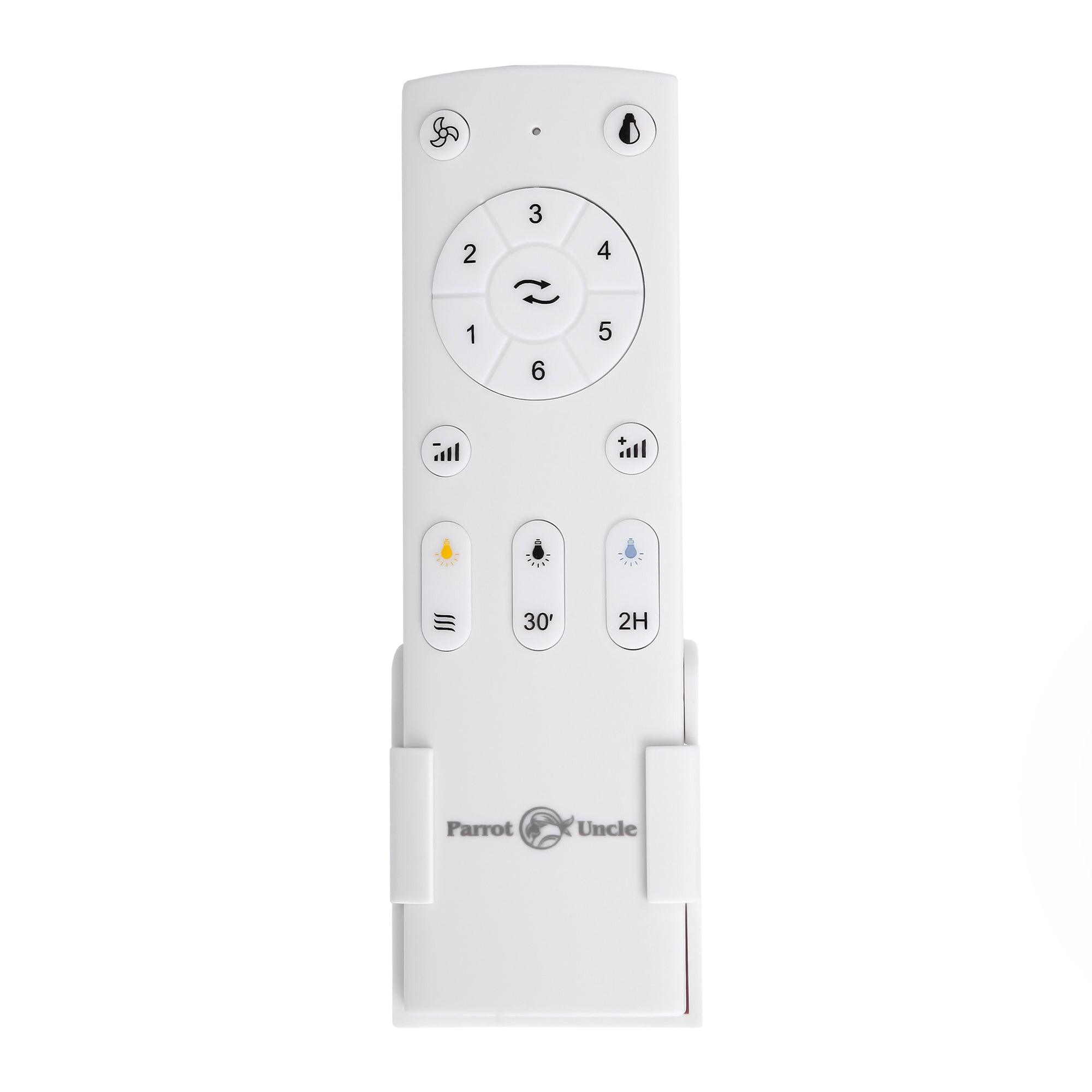 52 Inch Dinah Modern Ceiling Fan with Remote Control & LED Light - Perfect for Living Room, Bedroom, and Office Cooling