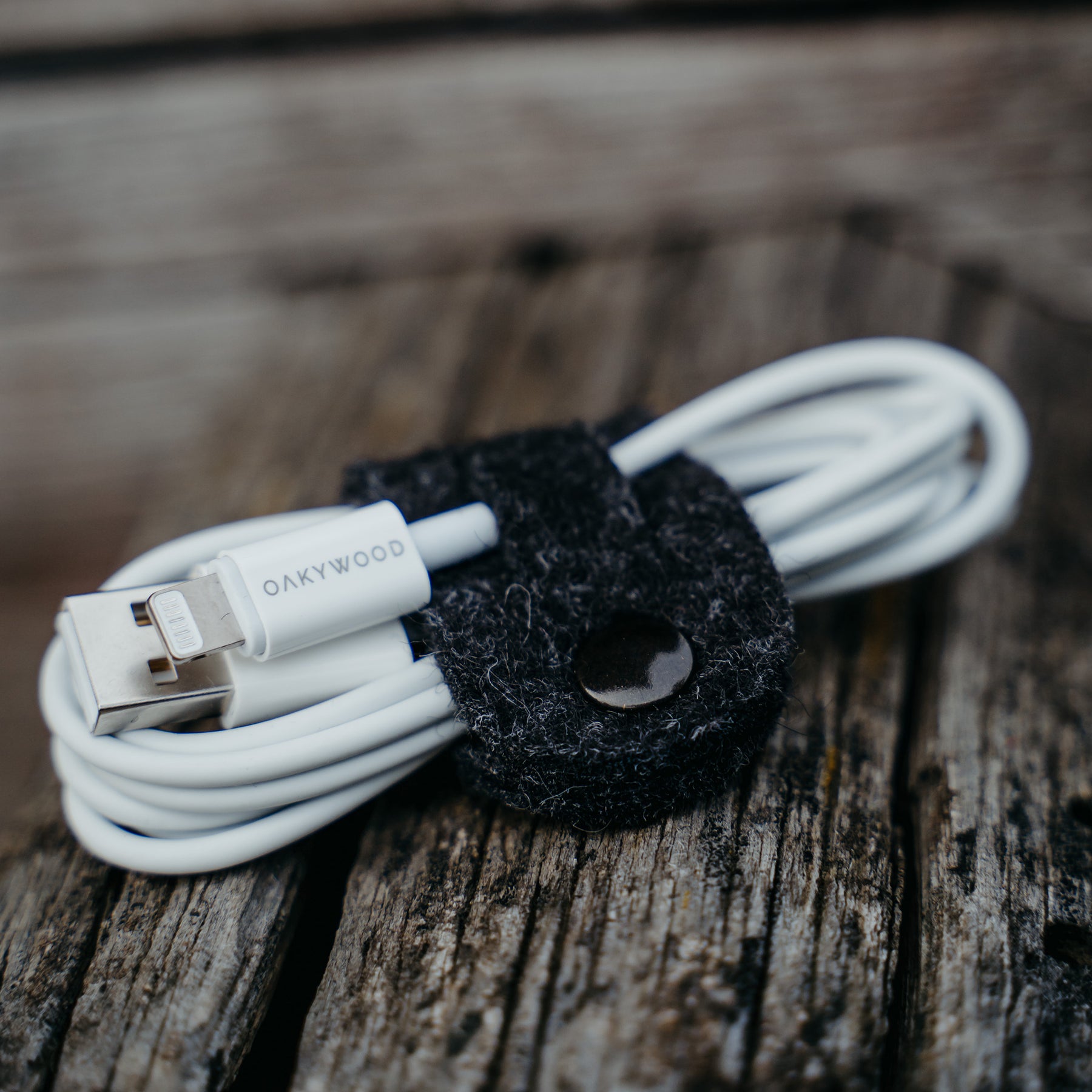 Premium Felt Cable Organizers - Cord Management Solution for Home & Office - Keep Wires Tidy on Desks, Nightstands & Entertainment Centers