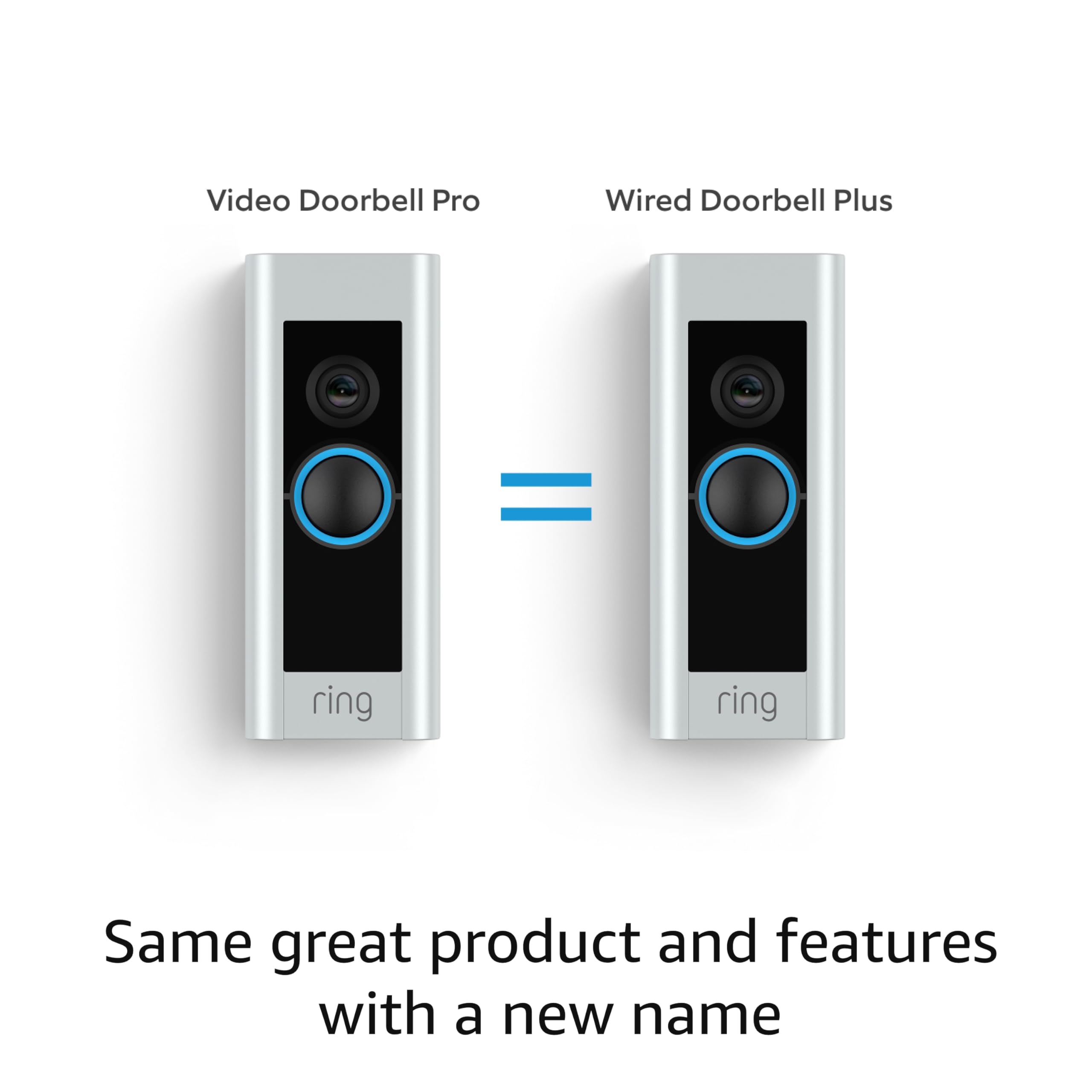 Ring Wired Doorbell Plus with Stick Up Cam - Battery Powered HD Video Doorbell & Security Camera (White) - Home Security System for Front Door Monitoring & Package Protection