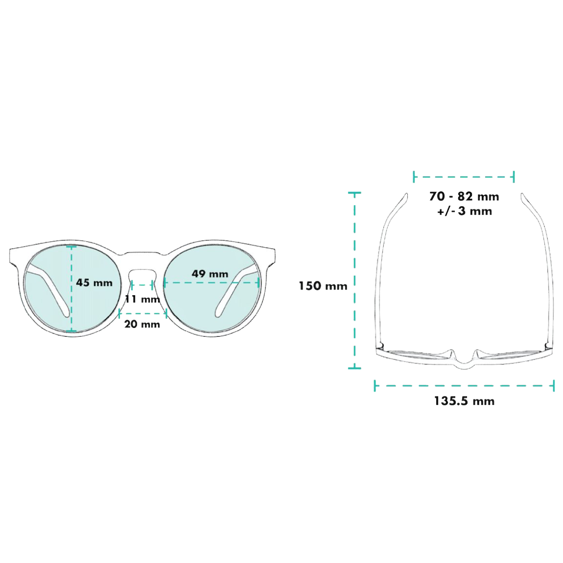 Circle G Fade Gradient Sunglasses for Men & Women - UV Protection, Polarized Lenses - Perfect for Driving, Beach & Outdoor Activities