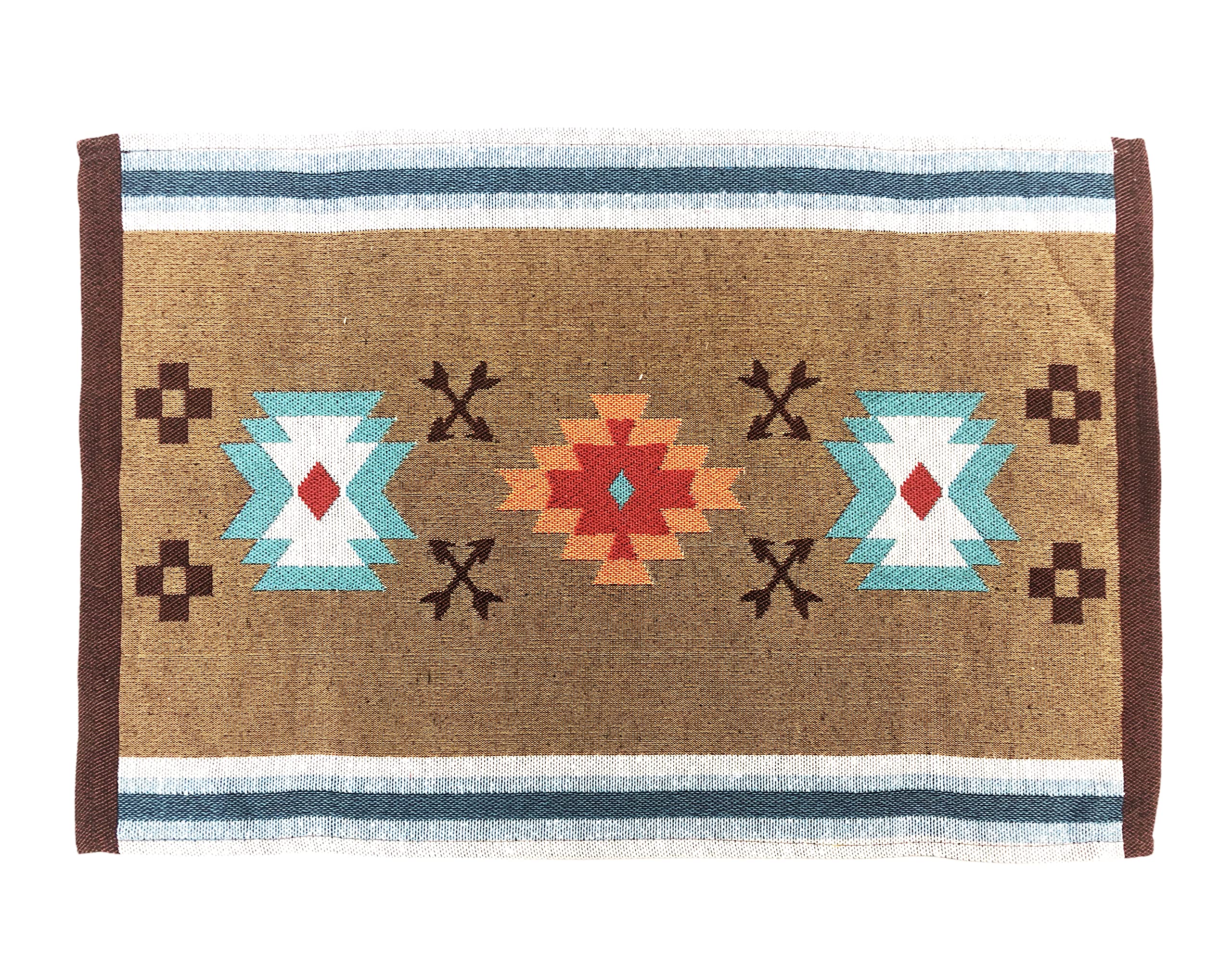 Authentic Native American Woven Placemats Set of 4 - 13
