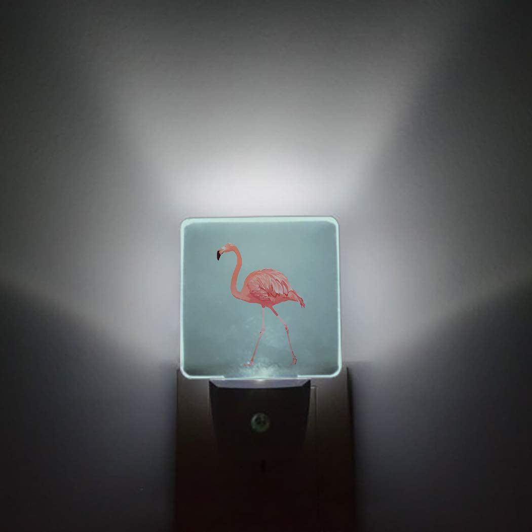 LED Night Light with Auto Sensor - Flamingo Decor for Bathroom, Bedroom, Hallway
