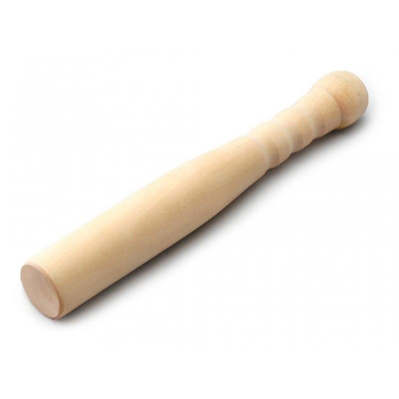 Angel® Original Wooden Pusher - Natural Baby Food Feeder & Teether for Infants - Perfect for First Foods, Soothing Sore Gums & Learning Self-Feeding