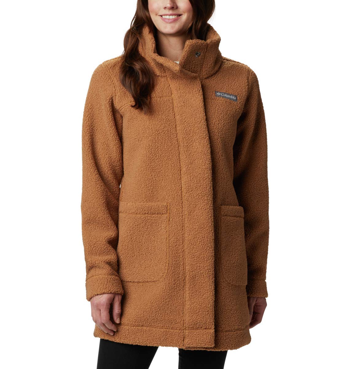 Columbia Women's Panorama Long Jacket - Waterproof Hiking Coat with Omni-Tech, Lightweight Windbreaker for Outdoor Adventures, Camping & Travel