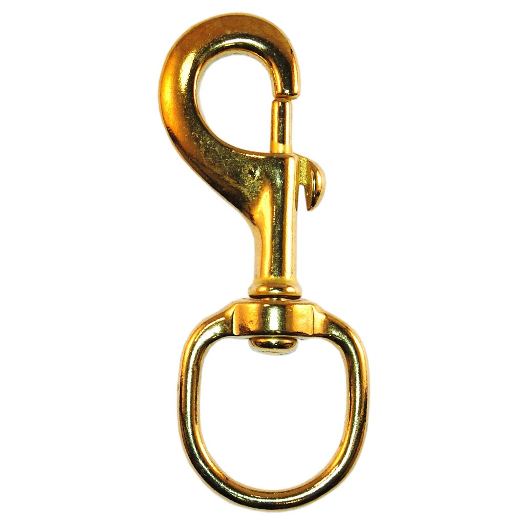 Beaver Single Ended Bronze Bolt Snap - Heavy Duty Swivel Snap Hook for Boating, Fishing, and Outdoor Activities