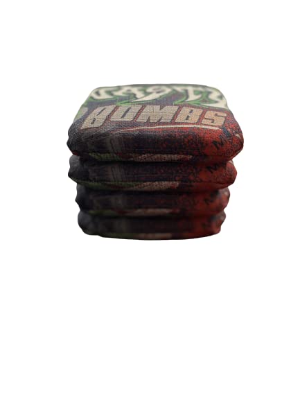 Premium Pro Series Cornhole Bags Set of 4 - Professional Tournament Grade - 100% Handmade in USA - Perfect for Backyard Games, Tailgating & Competitive Play