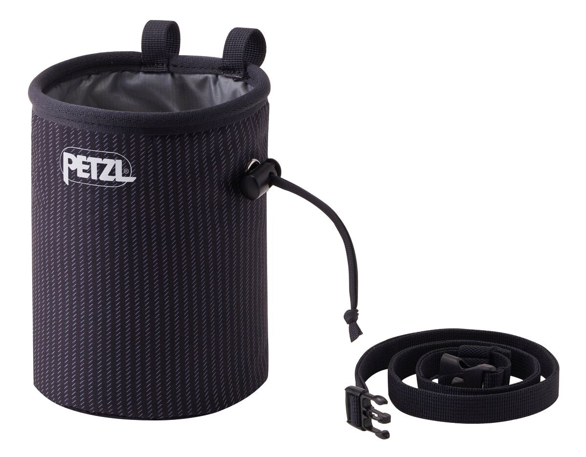 Petzl Bandi Chalk Bag for Rock Climbing & Bouldering - Lightweight & Durable Chalk Holder for Gymnastics, Weightlifting & Fitness Training