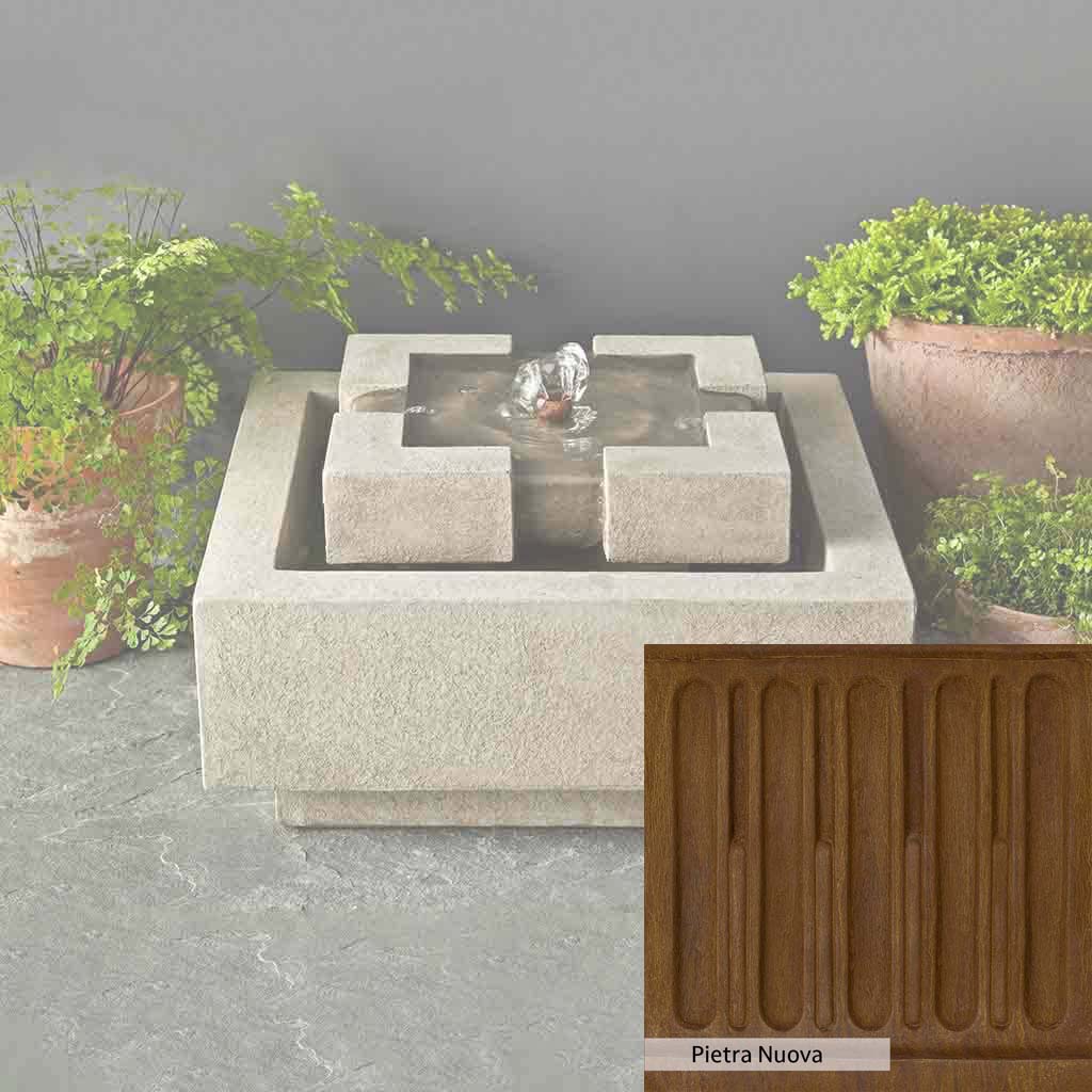 Campania International M Series Escala Outdoor Fountain - Elegant Garden Water Feature for Patio, Yard & Landscape Decor