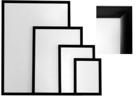 A3 Snap Frame Manhattan Series - Black Aluminum Poster Frame for Displays, Menus, and Signage - Perfect for Retail, Restaurants, and Offices