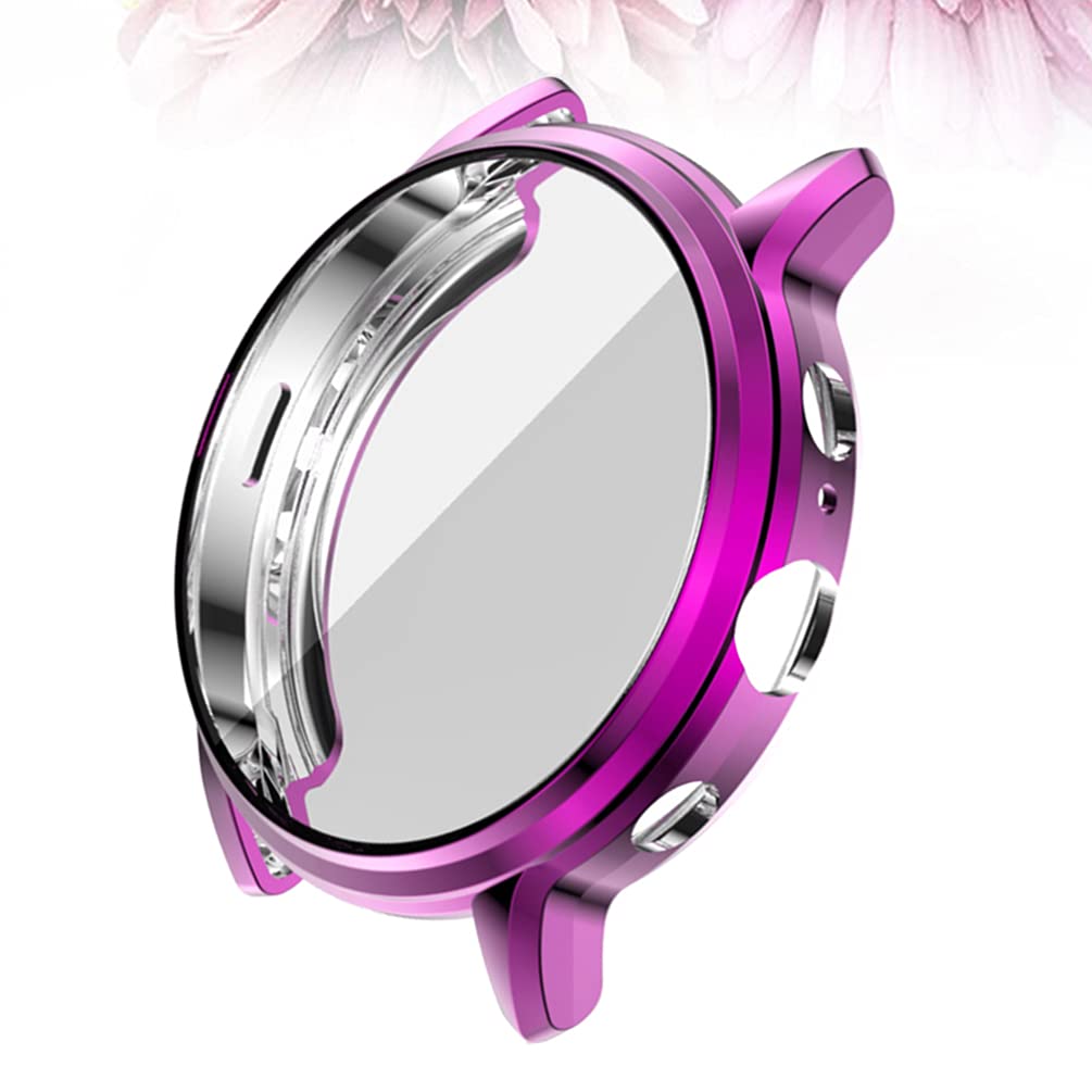 UKCOCO 5th Gen Smartwatch Band & Case - Purple Watch Frame, Shell, Bumper Cover for 5th Generation Smartwatches | Perfect for Workouts, Daily Wear & Screen Protection