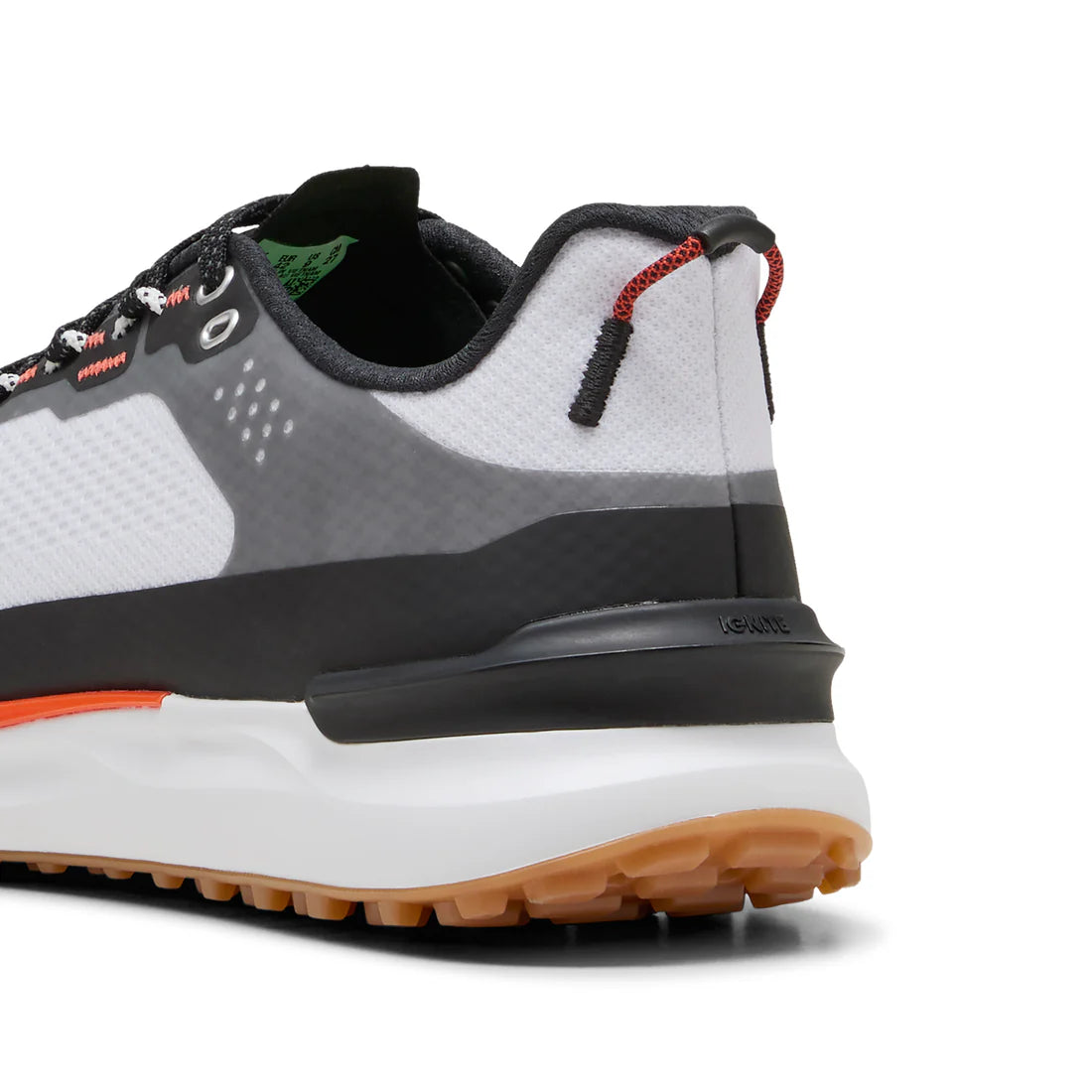 Puma Ignite Elevate X Spikeless Golf Shoes for Men - White/Black - Comfortable & Durable Spikeless Golf Shoes for Driving Range & Course Play