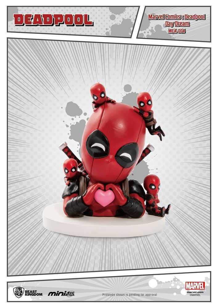 Beast Kingdom Marvel Comics MEA-004 Deadpool Daydream Mini Egg Attack Action Figure - Collectible Toy for Marvel Fans, Perfect for Display & Gifts