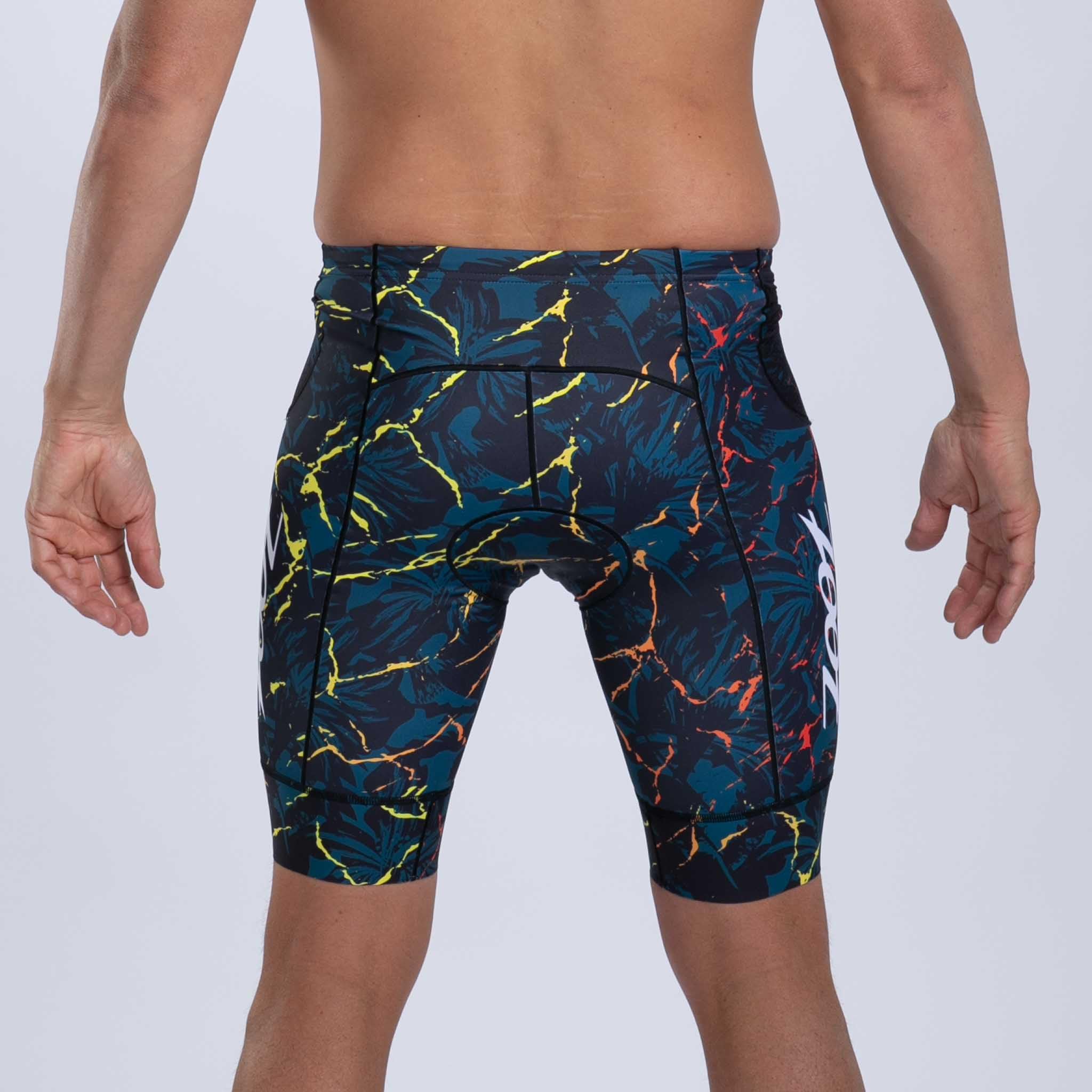 Zoot Men’s LTD 9-Inch Triathlon Shorts - Quick Dry UPF 50+ Swim Bike Run Cycling Shorts with Padding for Endurance Training | Perfect for Triathlons, Cycling, and Outdoor Sports