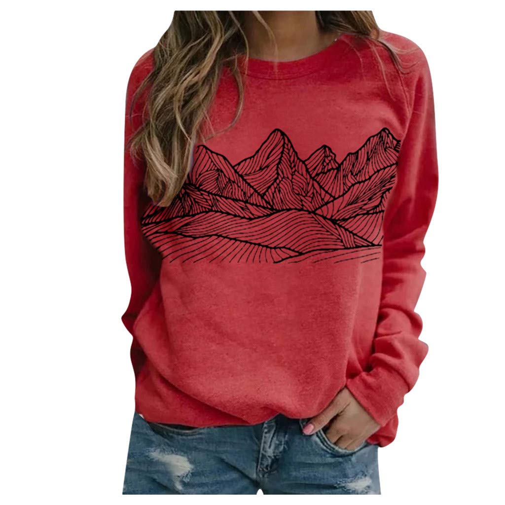 Plus Size Women's Letter Print Oversized Sweatshirt - Long Sleeve Round Neck Casual Loose Tops for Everyday Comfort and Style
