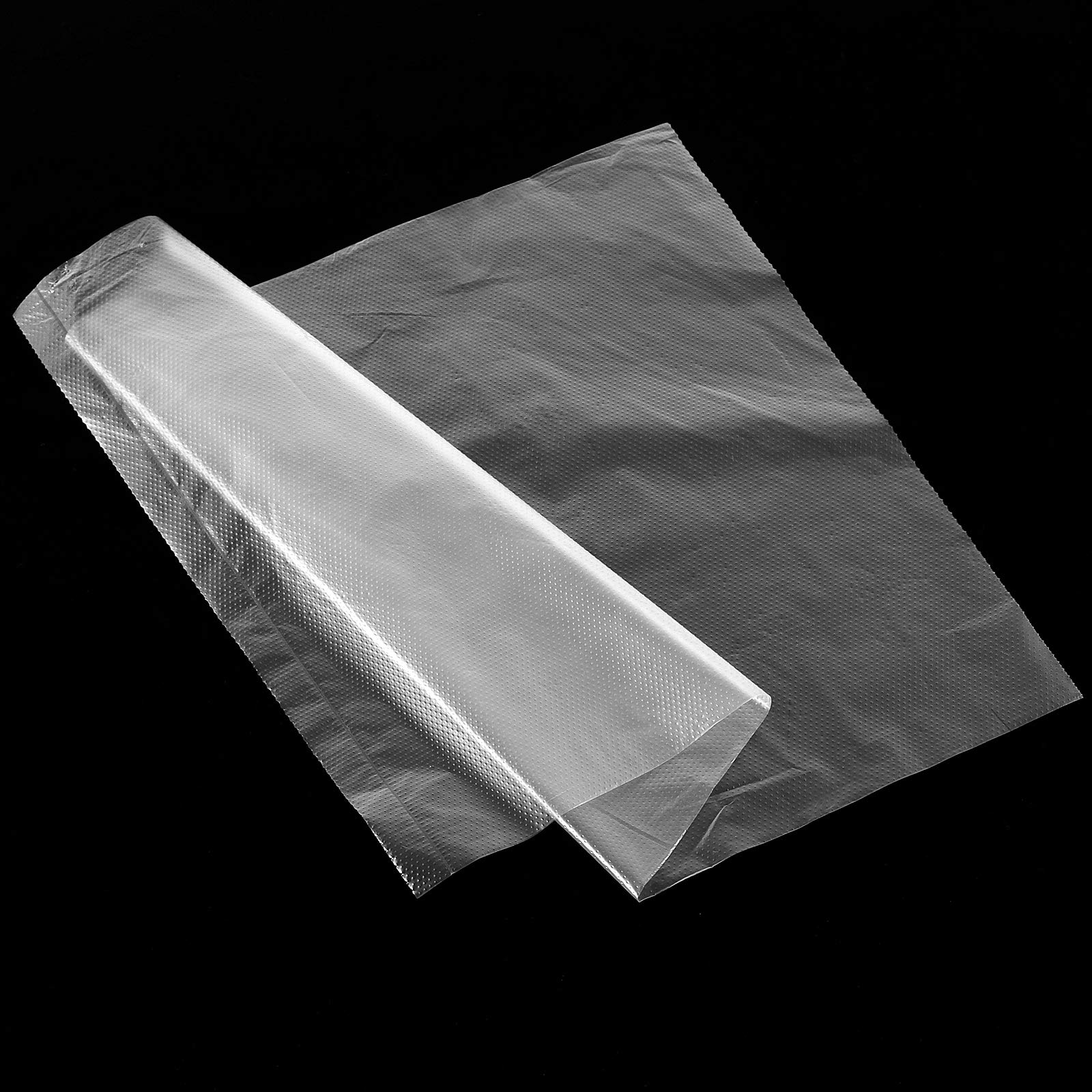 500 Count 10x14 Inches Clear Plastic Produce Bags on Rolls - Bulk Pack of 2 Rolls (1000 Bags Total) for Fresh Fruits, Vegetables, Bread & Grocery Storage - Perfect for Farmers Markets, Supermarkets & Kitchen Organization