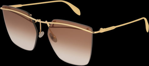 Alexander McQueen AM0144S Sunglasses - Luxury Designer Shades for Men & Women - UV Protection & Polarized Lenses - Perfect for Driving, Travel & Outdoor Activities