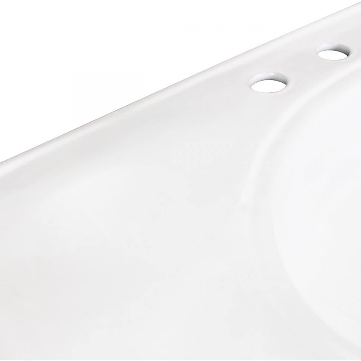 White Belle Porcelain Bathroom Sink 35.5