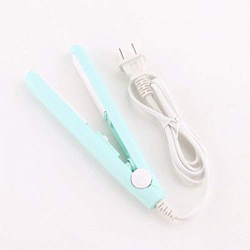 Siah Ceramic Mini Hair Curler - Blue | Professional Travel-Size Hair Styling Tool for Beach Waves & Quick Touch-Ups | Perfect for Home, Travel & Salon Use