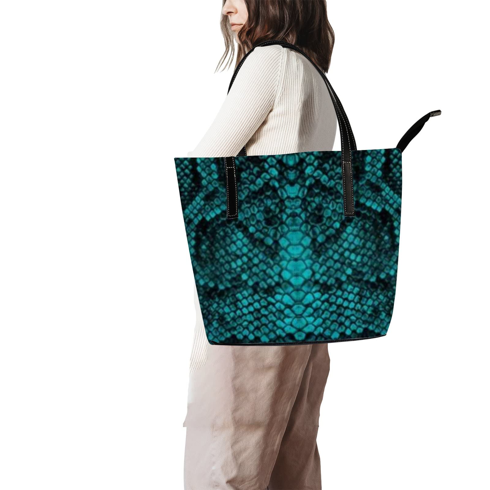 Premium Leather Tote Bag for Women - Stylish Crossbody Handbag & Work Tote - Perfect for Office, Travel, Shopping & Daily Use