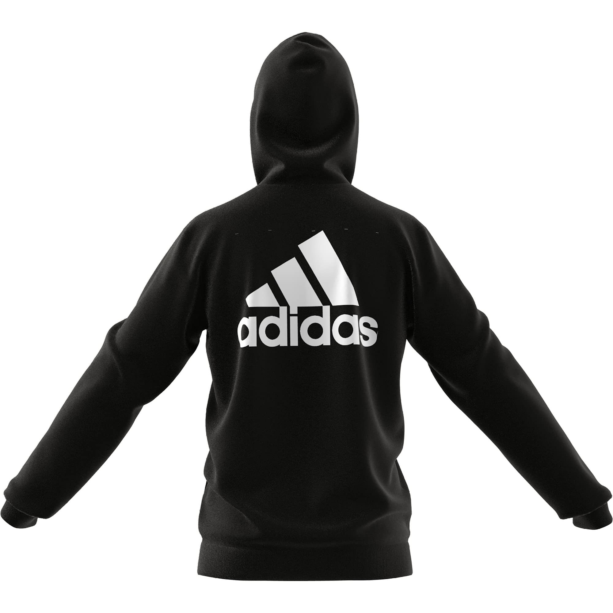 Adidas Men's Essentials French Terry Big Logo Track Jacket - Lightweight Athletic Hoodie for Running, Gym & Casual Wear