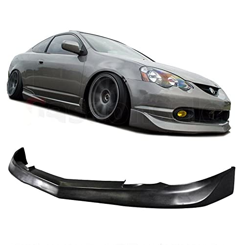 G-PLUS C-West Style Urethane Front Bumper Lip Spoiler for 2002-2004 Acura RSX - Body Kit Air Dam Chin Diffuser - Enhance Style & Aerodynamics for Street Racing & Car Shows