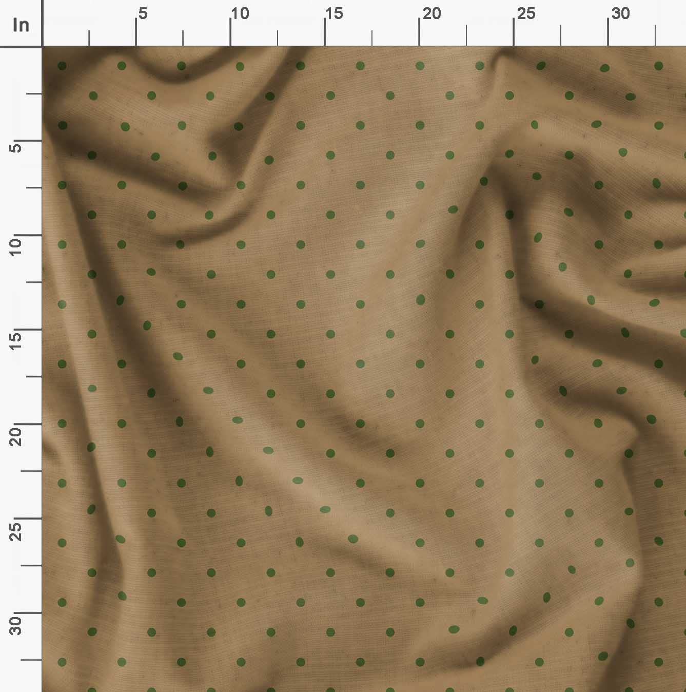 Soimoi Moss Georgette Brown Fabric by The Yard - 42