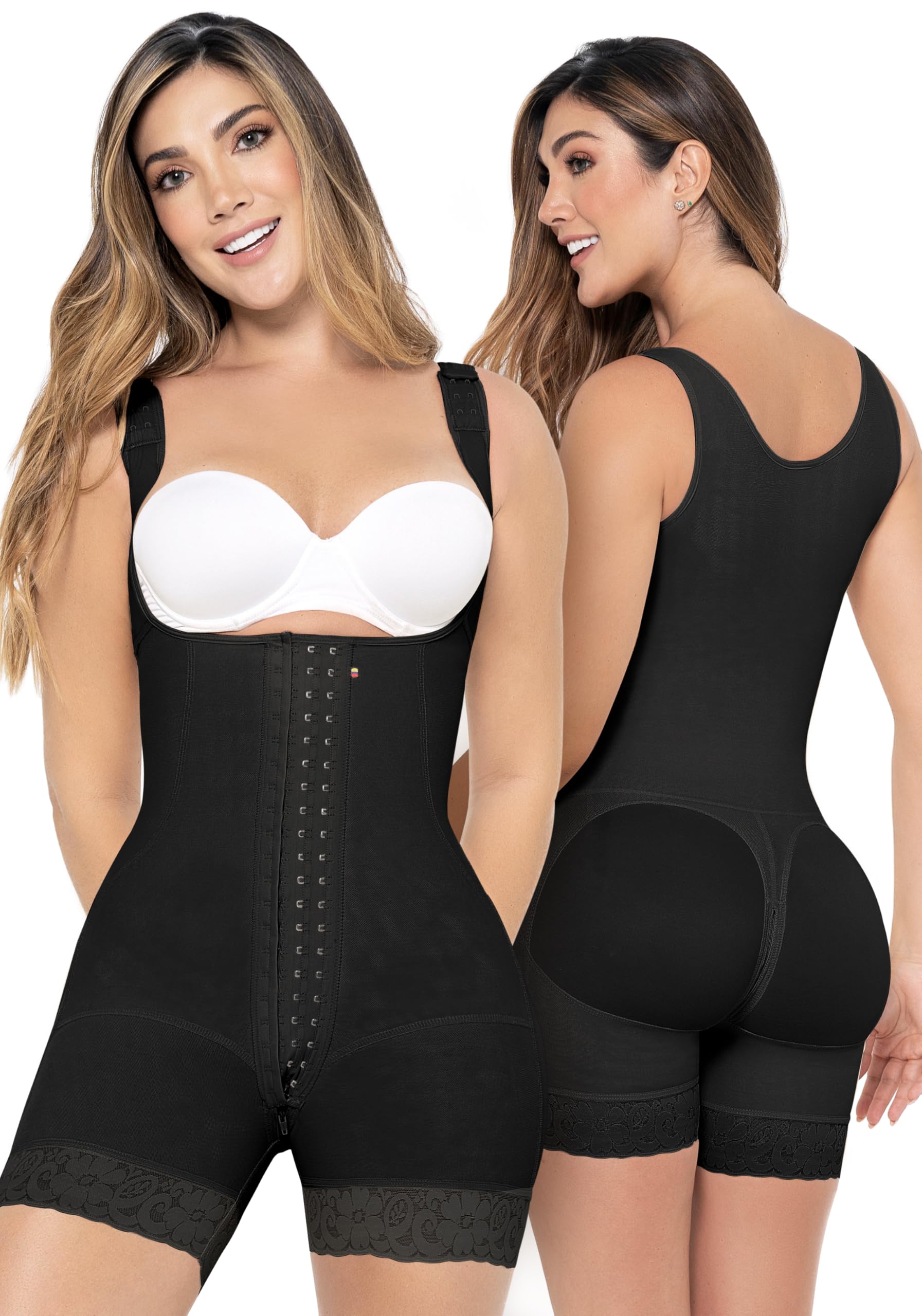 MARIAE STAGE 2 Post-Surgery Compression Garment - Tummy Tuck & Lipo Faja - Colombian Shapewear for Waist Training & Body Shaping - Perfect for Postpartum Recovery & Weight Loss