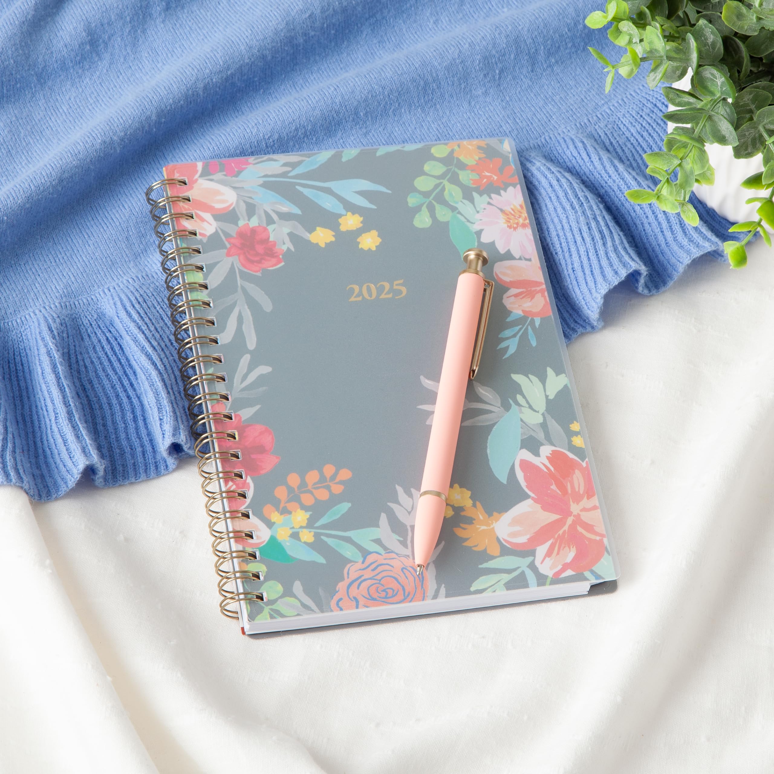 Blue Sky 2025 Weekly & Monthly Planner Calendar | Jan 2025-Dec 2025 | 5